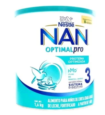 CHILDREN FORMULA NAN 3 OPTIMAL-PRO 1 YEAR 52.oz/1500G Expiration 11/30/2026 - Image 1 of 4