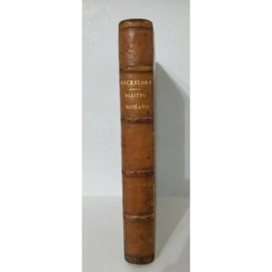 Ferdinand Mackeldey MANUALE DI DIRITTO ROMANO teoria delle istitute. Pacini 1841 - Bild 1 von 12