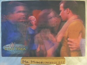 The Women of Star Trek lenticular promo set trading card 1/300 #1 Andrea