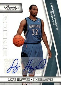 2010-11 Prestige Draft Picks Rights Autographs Basketball Card #239 Laz Hayward 
