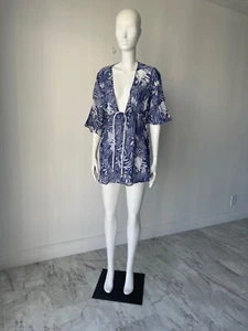 Encubrimiento para mujer MILI CABANA estampado azul tropical S L - Imagen 1 de 6
