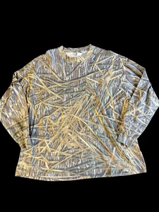 VTG Jerzees Shirt Mens XXL Mossy Oak Shadow Grass Camo One Pocket Outdoors - Picture 1 of 6