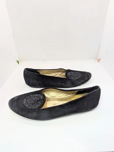 MOCASINES JOAN & DAVID para mujer planos de gamuza con cuentas a mano de colección hechos en Italia 6,5 - Imagen 1 de 9