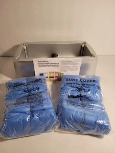 Automatic Shoe Cover Dispenser with 100 Waterproof Booties for Any Shoe Size - Picture 1 of 5