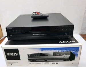 Sony CDP-CE500 5 Disc CD Changer USB Recorder Player with Remote - Tested - Picture 1 of 6