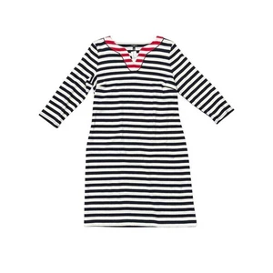 Nuevo con etiquetas Vestido Preppy a Rayas Náuticas Talbots Talla Mp - Imagen 1 de 8