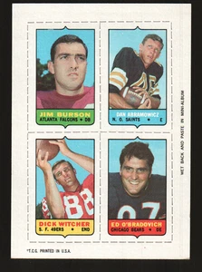 1969 Topps Four-in-One #NNO - Jim Burson / Dan Abramowicz / Dick Witcher 69-248 - Imagen 1 de 2
