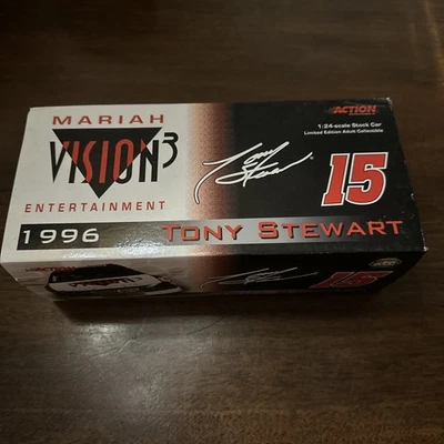 Tony Stewart #15 Vision3 Mariah Entertainment 1996 1/24 Grand Prix Acción Foto 1 de 4