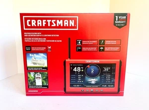 NEW - Craftsman Digital Weather Station w/ Wireless Outdoor Sensor, CMXWDCR01069 - Picture 1 of 9