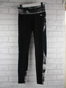 Running Bare womens tights black grey print 8/ 10? - Picture 1 of 9