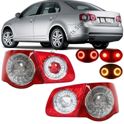 Lámpara trasera izquierda y derecha para Volkswagen VW Jetta 5 Sagitar MK5 Sendan 2005 2006-2010 Foto 1 de 4