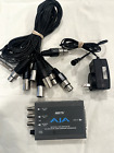 AJA  HD10AMA Dual Rate HD/SD 4Ch Balanced Audio WITH BREAKOUT CABLE & Power Sup.
