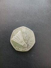 Badminton - Fifty Pence Coin Circulated 50p London Olympics 2011