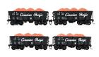 Athearn 'Ho' Gauge Ath97686 Set Of 4 Canandian Pacific Low Side Ore Car