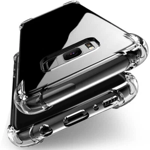 Silicone Shockproof Case Cover For Samsung Galaxy S6 S7 Edge S8 S9 S10 plus S10e - Picture 1 of 12