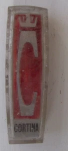 CORTINA BADGE, MK 1 ?, GENUINE OLD FORD BADGE - Picture 1 of 2