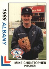 1989 Albany Yankees Best #22 Mike Christopher 