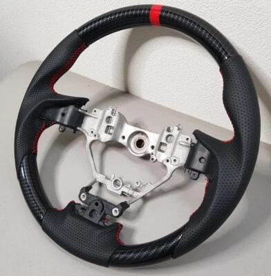 подходит: 2016-2019 Lexus RX350 Hydro Dip углеродного волокна красный кольцо рулевое колесо продажи! - Изображение 1 из 4