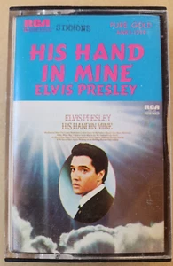 His Hand In Mine Elvis Presley Cassette - excellent - Picture 1 of 2