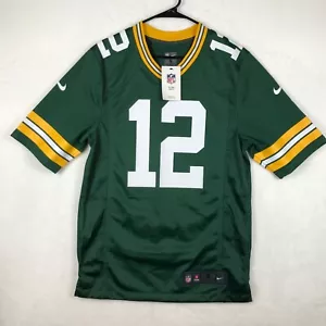 Green Bay Packers Jersey Aaron Rodgers Nike NFL Football Mens Small *DEFECT - Picture 1 of 13