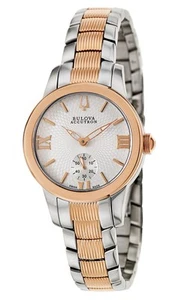Swiss Made Bulova Accutron 65L104 Masella Two Tone Stainless Steel Ladies Watch - Picture 1 of 6