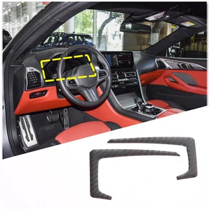 2 piezas borde de pegatinas de tablero interior ambos lados para BMW Serie 8 2019-2023 - Imagen 1 de 10