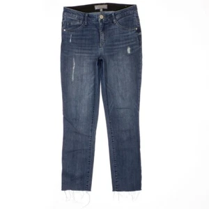 Wit & Wisdom AB Solution Women's Jeans Distresses Blue Size 4 $88 NWOT #9 - Picture 1 of 7