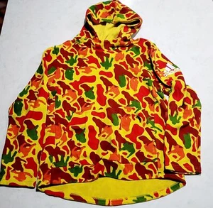 Adidas x NERD Pharrell Williams Champ Yellow Camo ERG Glo Hoodie DG8618 NWOT - Picture 1 of 12