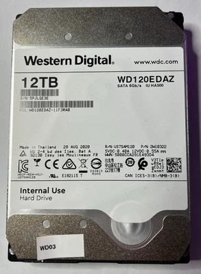 1x 12TB WD120EDAZ SATA-HDD Top Zustand, sehr fairer Preis - Bild 1 von 2