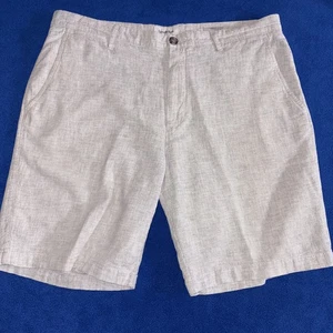 Pantalón corto chino Goodfellow & Co para hombre Linden Technology 34 gris algodón lino entrepierna 9 - Imagen 1 de 4