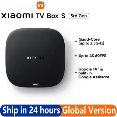 Xiaomi Mi TV Box S 2025 3ª generación 2 GB/32 GB Google TV WIFI6 HDR10+ reproductor multimedia 4k Foto 1 de 4