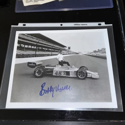 BOBBY UNSER Signed 8x10 Photo-Racing Legend Official Photo Indianapolis - Image 1 of 3