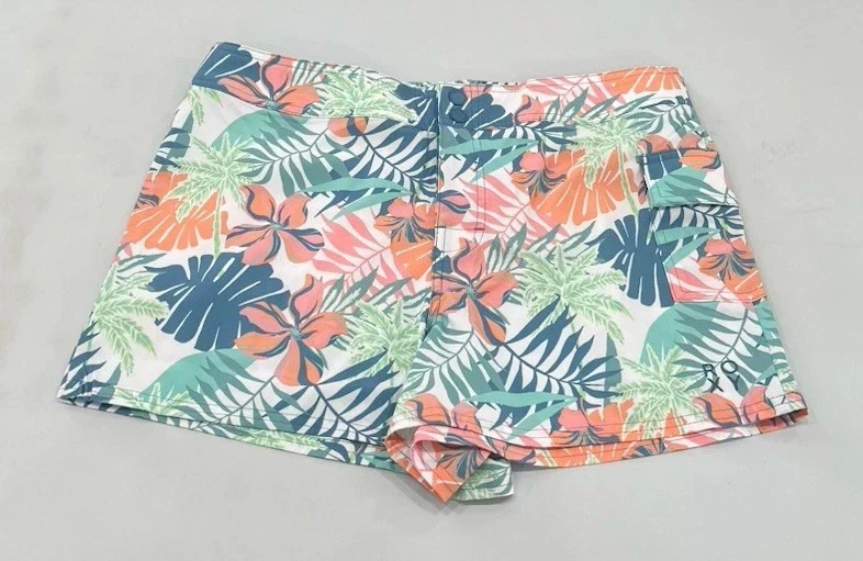 Roxy Women's Pocket Snap Button Active Shorts Tropic Multi Size L