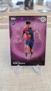 2024-25 Topps Simplicidad Marc Bernal Canteranos Pink 14/25 Barcelona Rookie - Picture 1 of 2