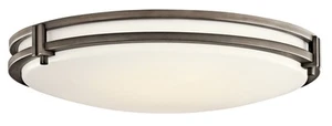 Kichler 10788LED Bronze Avon 24"W Integrated Led Flush Mount Ceiling Fixture - Picture 1 of 1