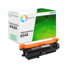 Cartucho de tóner láser TCT cian CF331A 654A para HP Color LaserJet Enterprise M651 - Imagen 1 de 6