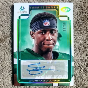 🔥Sauce Gardner 2023 Luminance 30/50 Portrait Signatures💥 - Picture 1 of 3