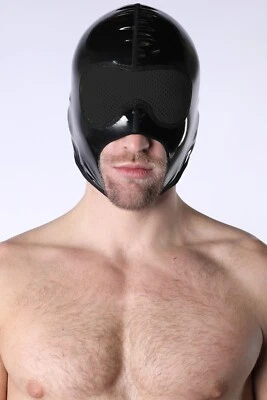 Cellblock13 Black Chrome Mesh Eye Hood - Image 1 of 4
