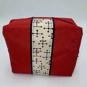 American Airlines Eames Dot MCM Mid Century Modern Amenity Toiletry Bag Kit - Picture 1 of 8