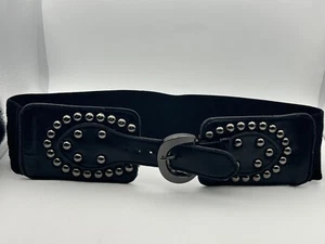 Leather Belt with spandex adjustment 27-32 In - Picture 1 of 5