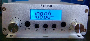 15W stereo PLL FM transmitter broadcast Wireless audio broadcasting ChristmasI - Picture 1 of 14