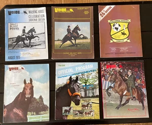TN Walking Horse 1975-1978 Lot Of 6 Souvenir Celebration Editions Programs - Picture 1 of 24
