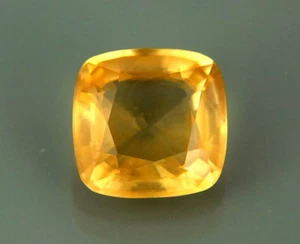 SHOLA Echt 4,47 Ct Natürlicher Gelb Calcit / Kalzit VVS ( Limespar ) aus Madag. - Bild 1 von 5
