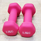 Dumbbells Weights Neoprene 1.5-10 KG Dumbells Pair For Home Gym Aerobic Exercise
