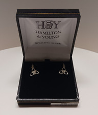 Celtic Trinity Knot Sterling Silver Earings - "Cara" by Hamilton & Young