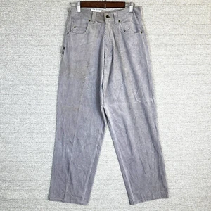 Vtg Y2K LA GATE Wide Leg Baggy Corduroy Jeans Skate Grunge Hip Hop 30x29 - Picture 1 of 17