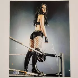 Paige Saraya signed 11x14 Photo #3 WWE Wrestling autograph (A) Beckett BAS Holo - Picture 1 of 3