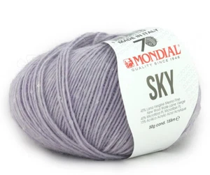 50g SKY MONDIAL Merinowolle mit Pailletten Merino Wolle 924 sequin yarn sequins - Bild 1 von 10