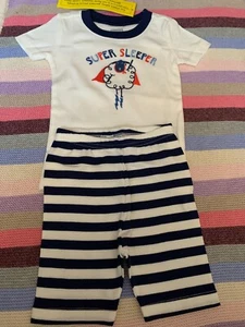 Gymboree baby pajamas super sleeper sheep,2 pieces,with shorts,size 2T,sleepwear - Picture 1 of 4