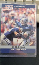 Troy Aikman 1990 Pro Set Cowboys #78   NM
